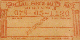 Woolworth's SS card