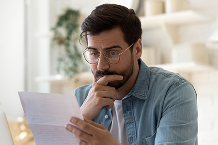 Man reading