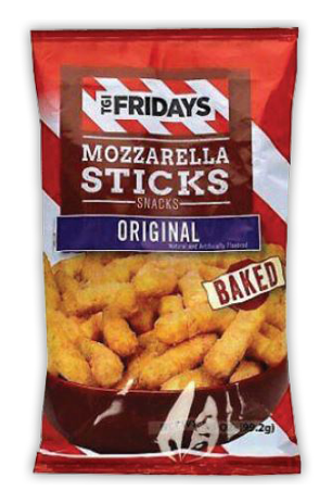 TGIF Mozzarella sticks bag